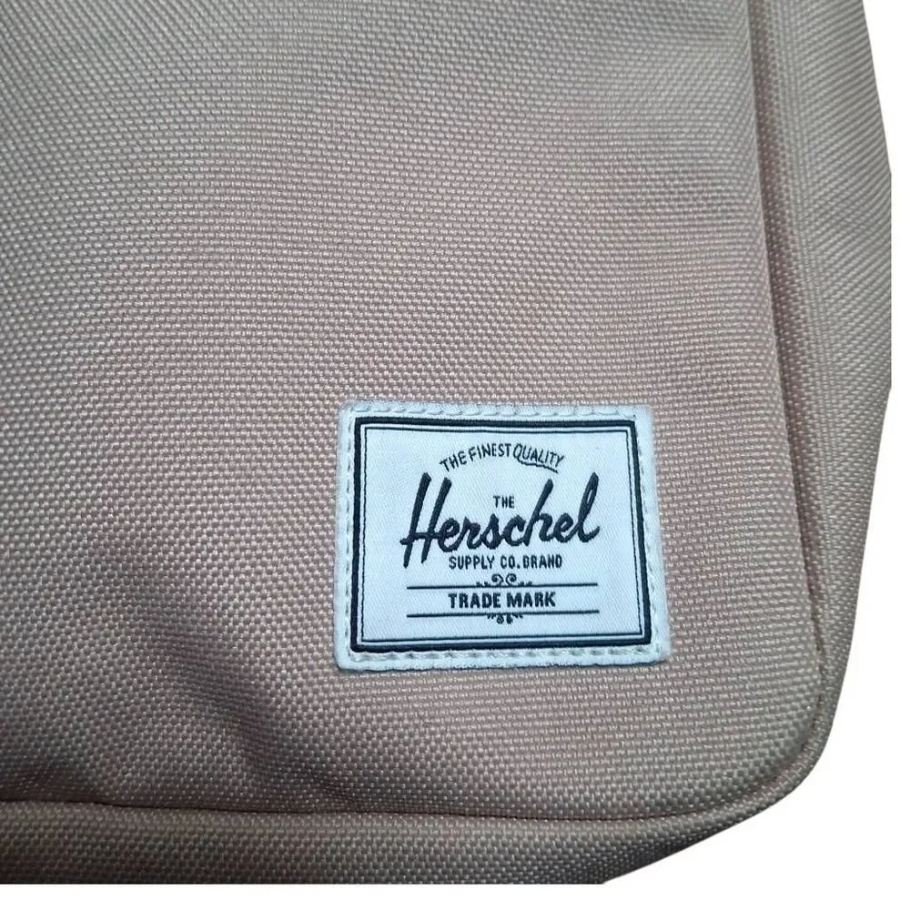 Herschel Mini Backpack Crossbody Bag Oatmeal Canvas Neutral Unisex